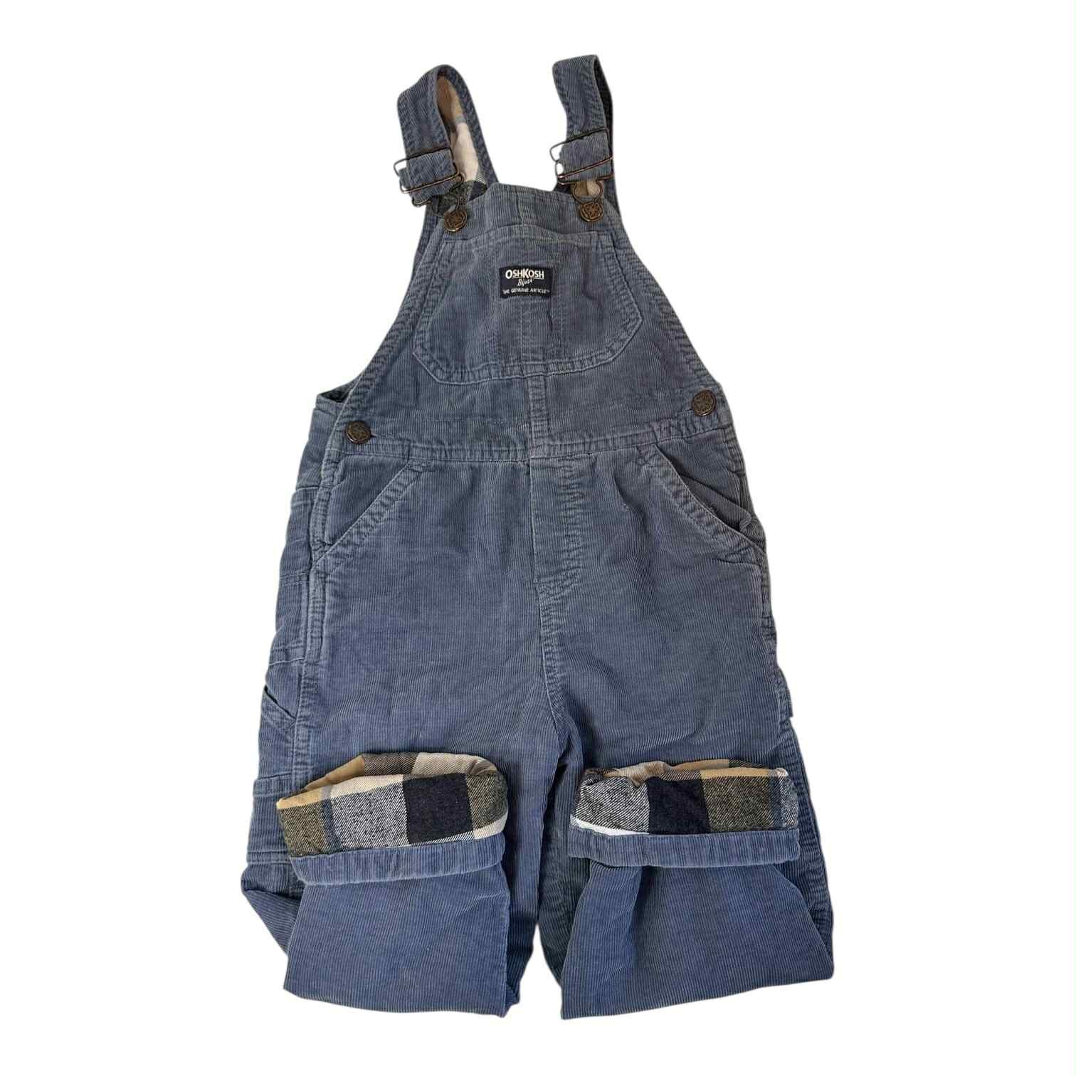 Salopette velour côtelé Oshkosh 5 ans