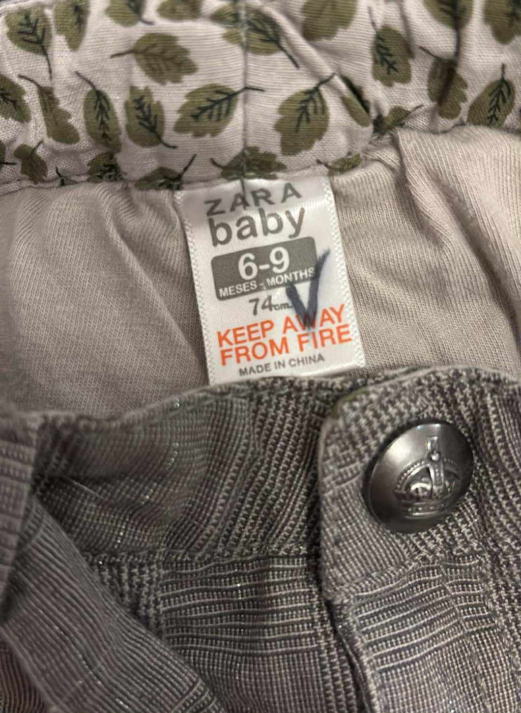 Pantalon Zara 6-9 mois