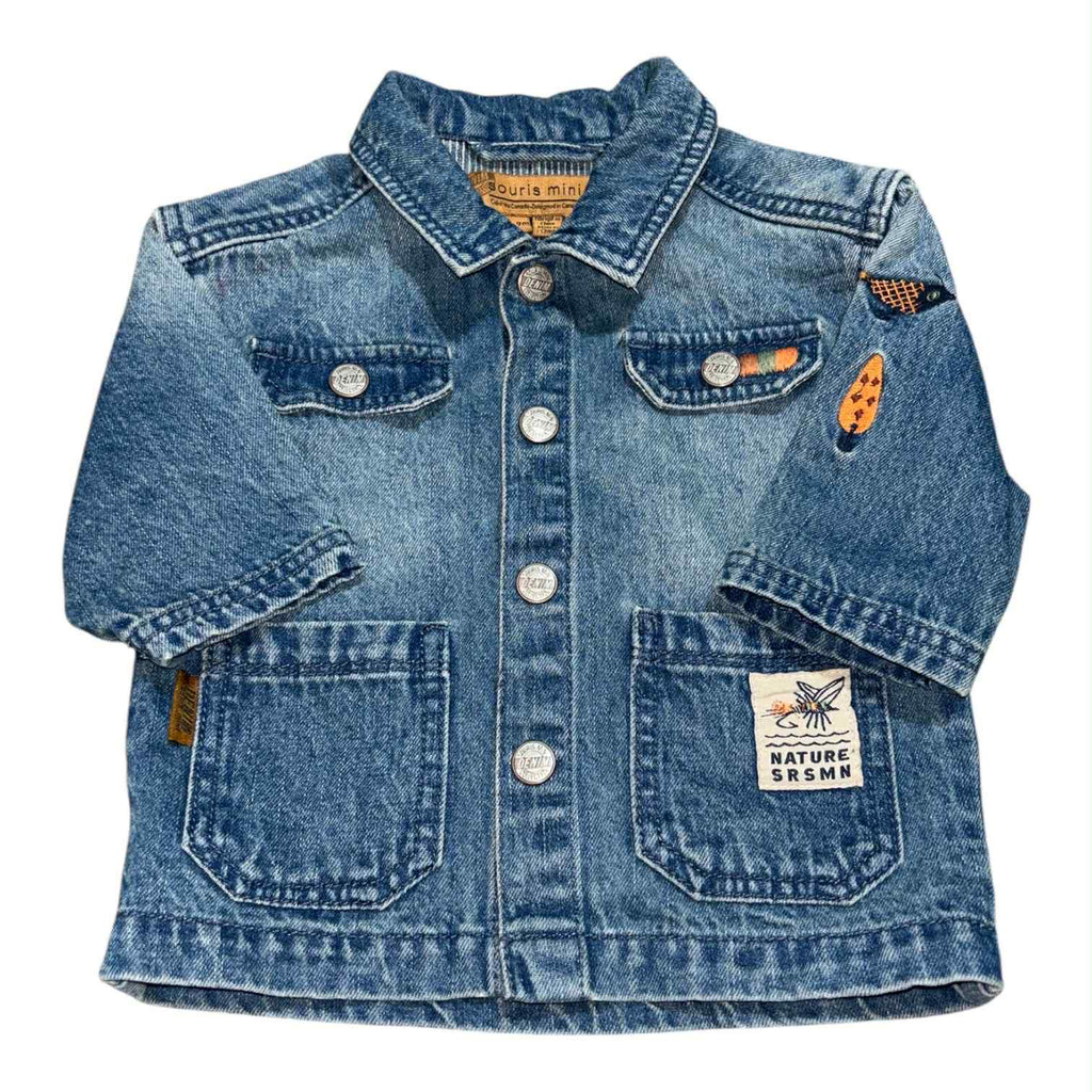 Veste de jeans Souris Mini 6-9 mois
